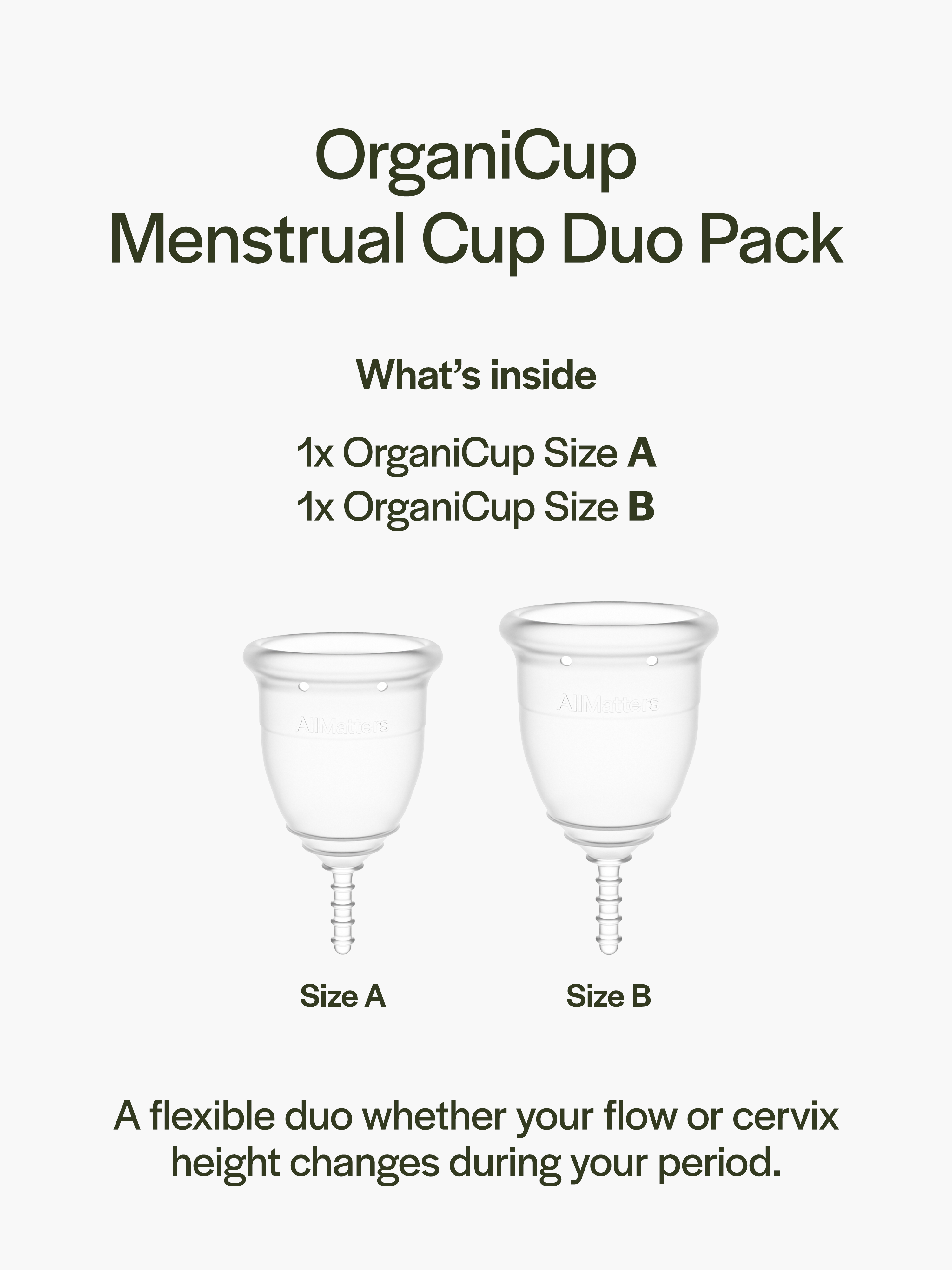 OrganiCup Menstruatiecup (Duopack)