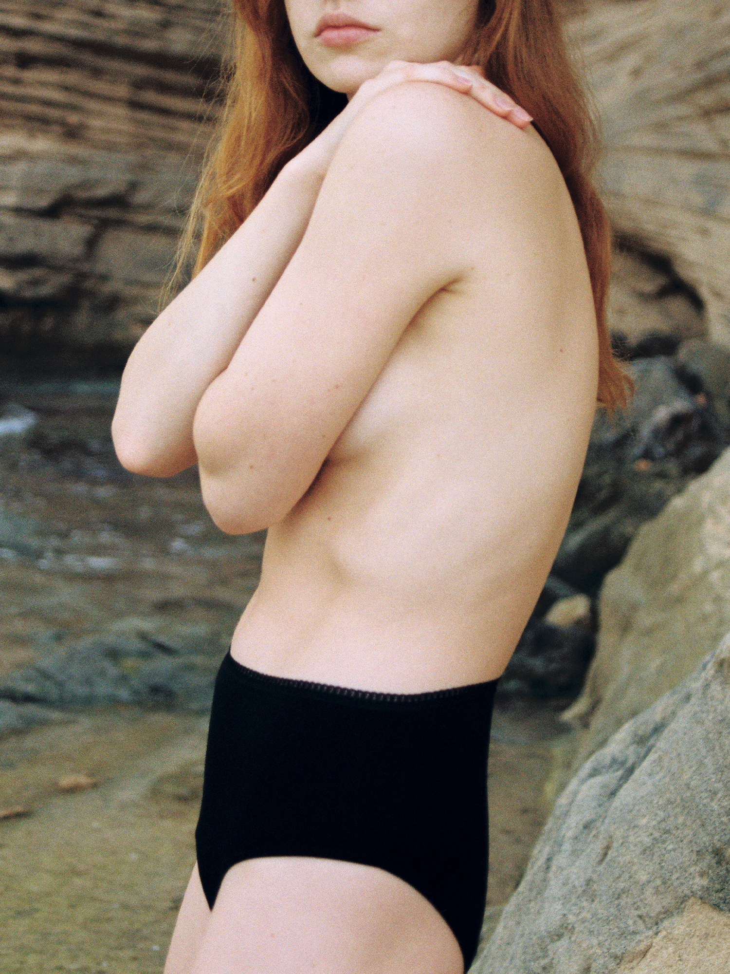 Tencel™ High Waist in Dusty Pink